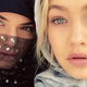 Image for article titled Kendall Jenner Rocked A Bedazzled Niqab In Dubai
